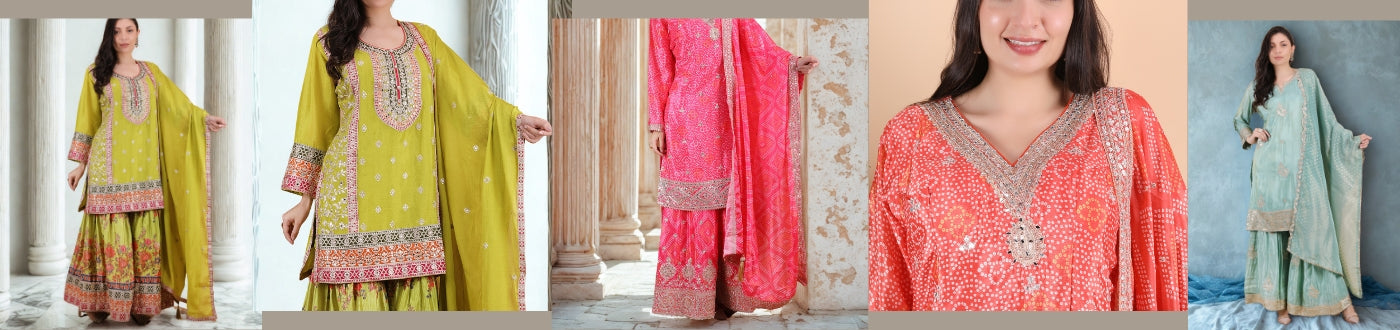 Garara and Sharara Set