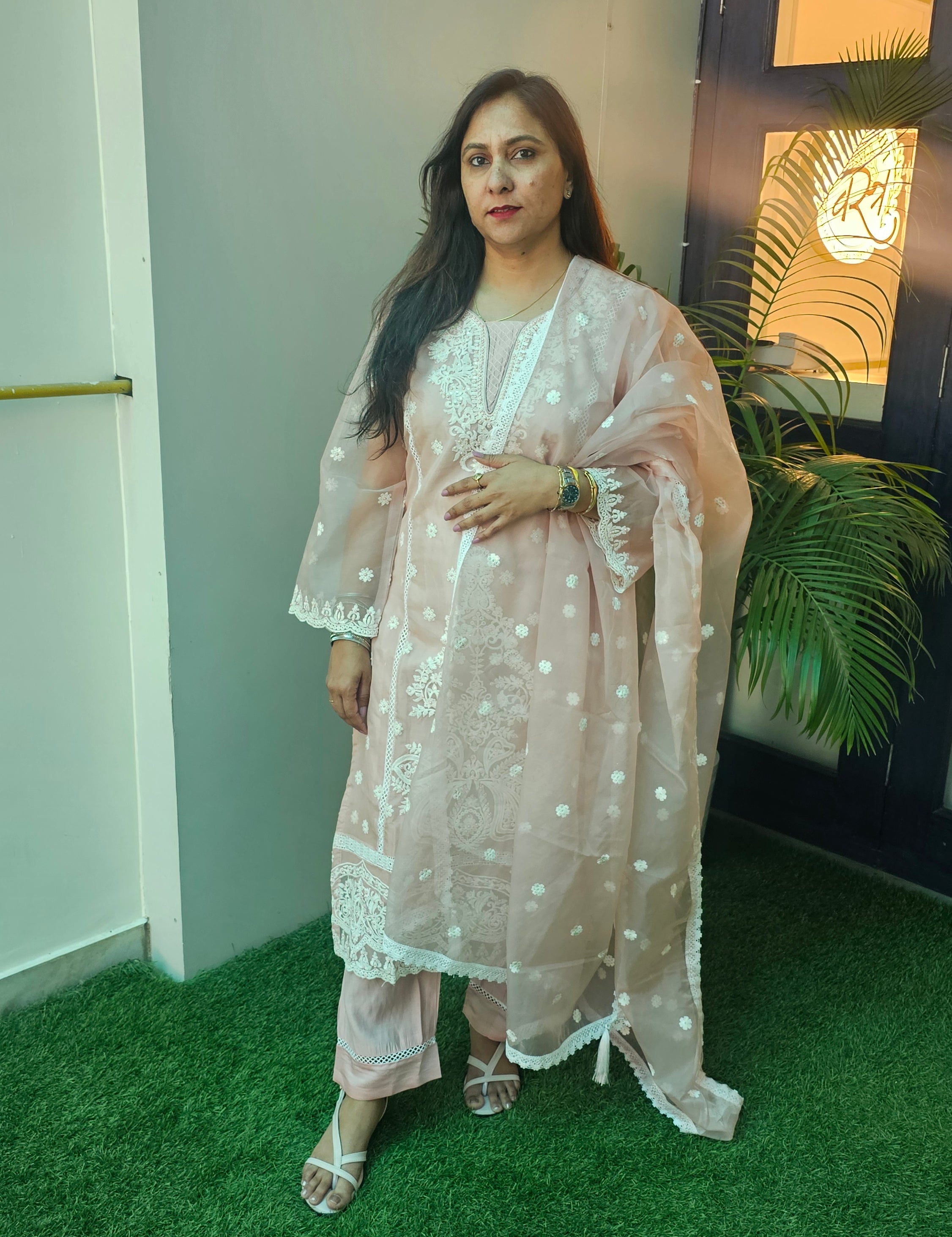 Readymade Embroided Pakistani Suit