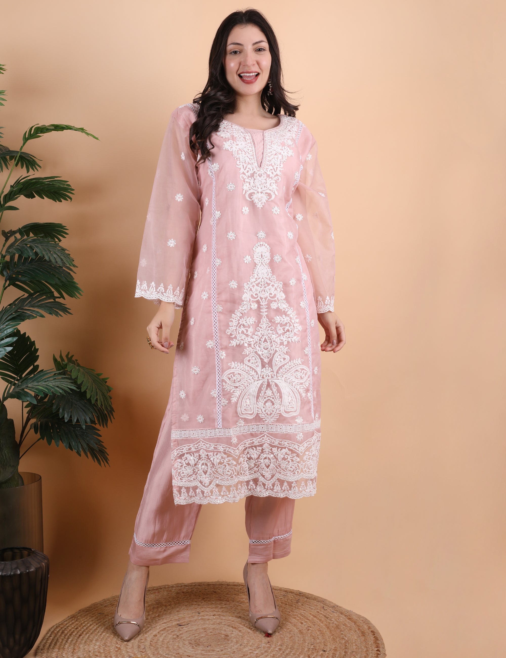 Readymade Embroided Pakistani Suit