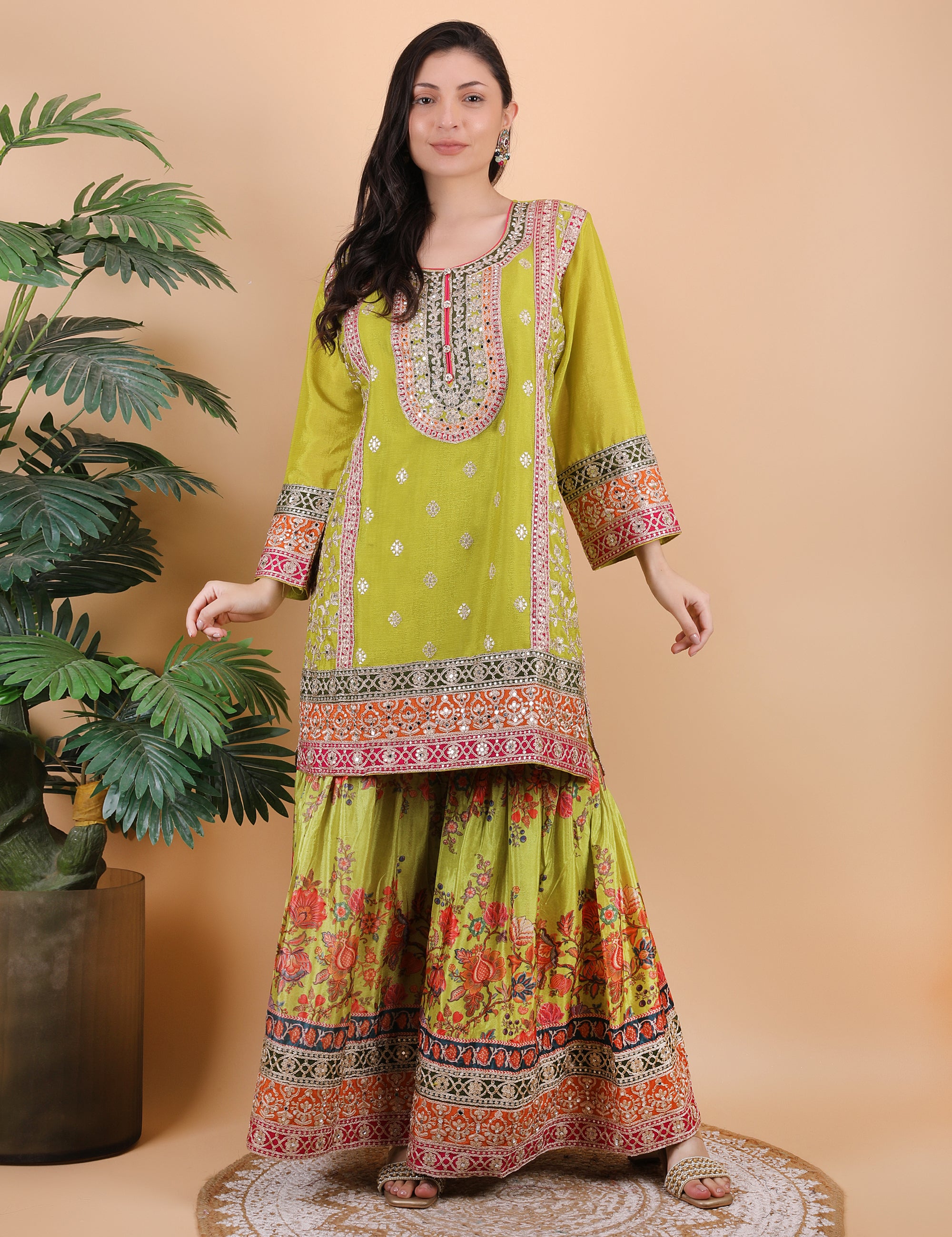 Beautiful Chinon Garara Suit