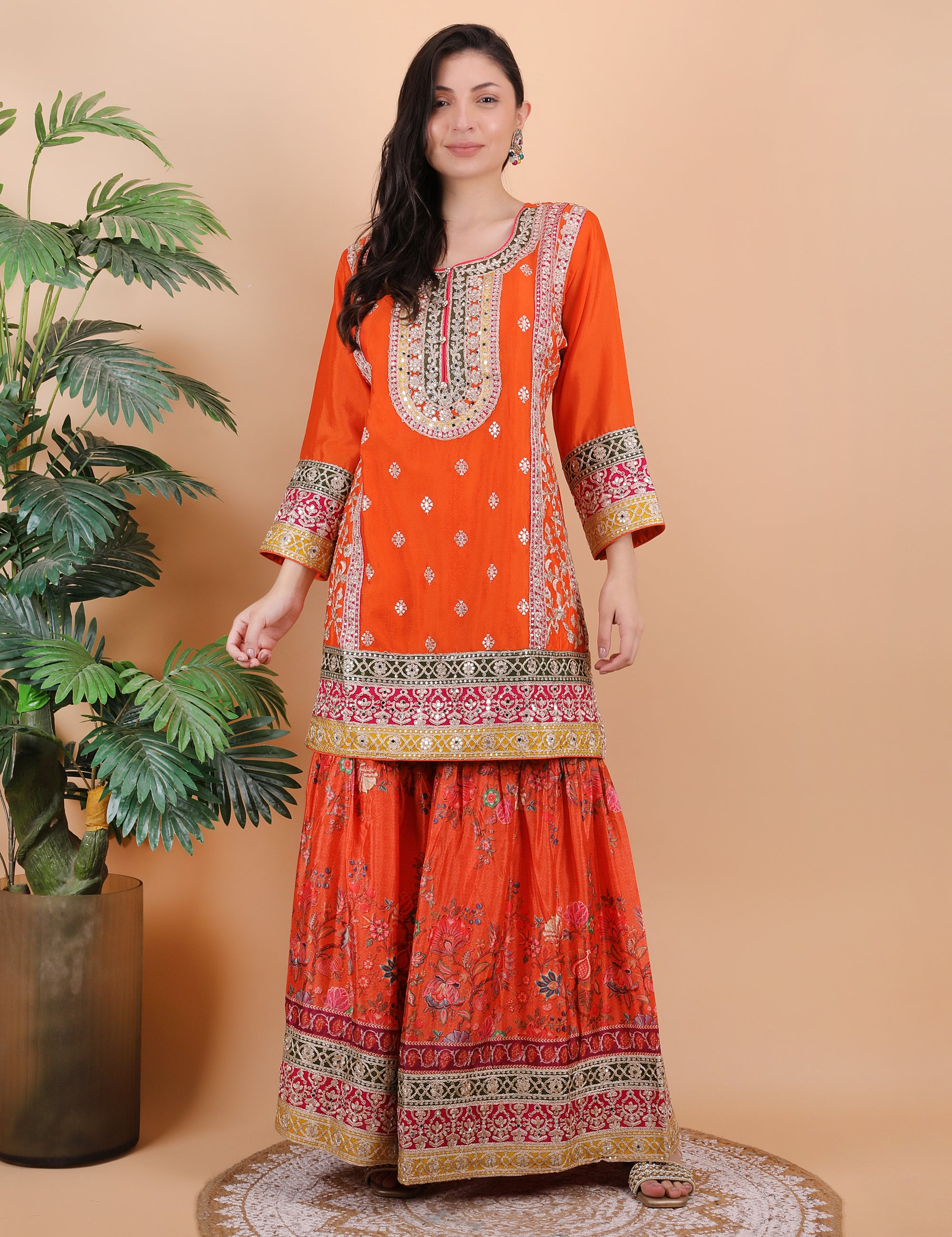 Beautiful Chinon Garara Suit