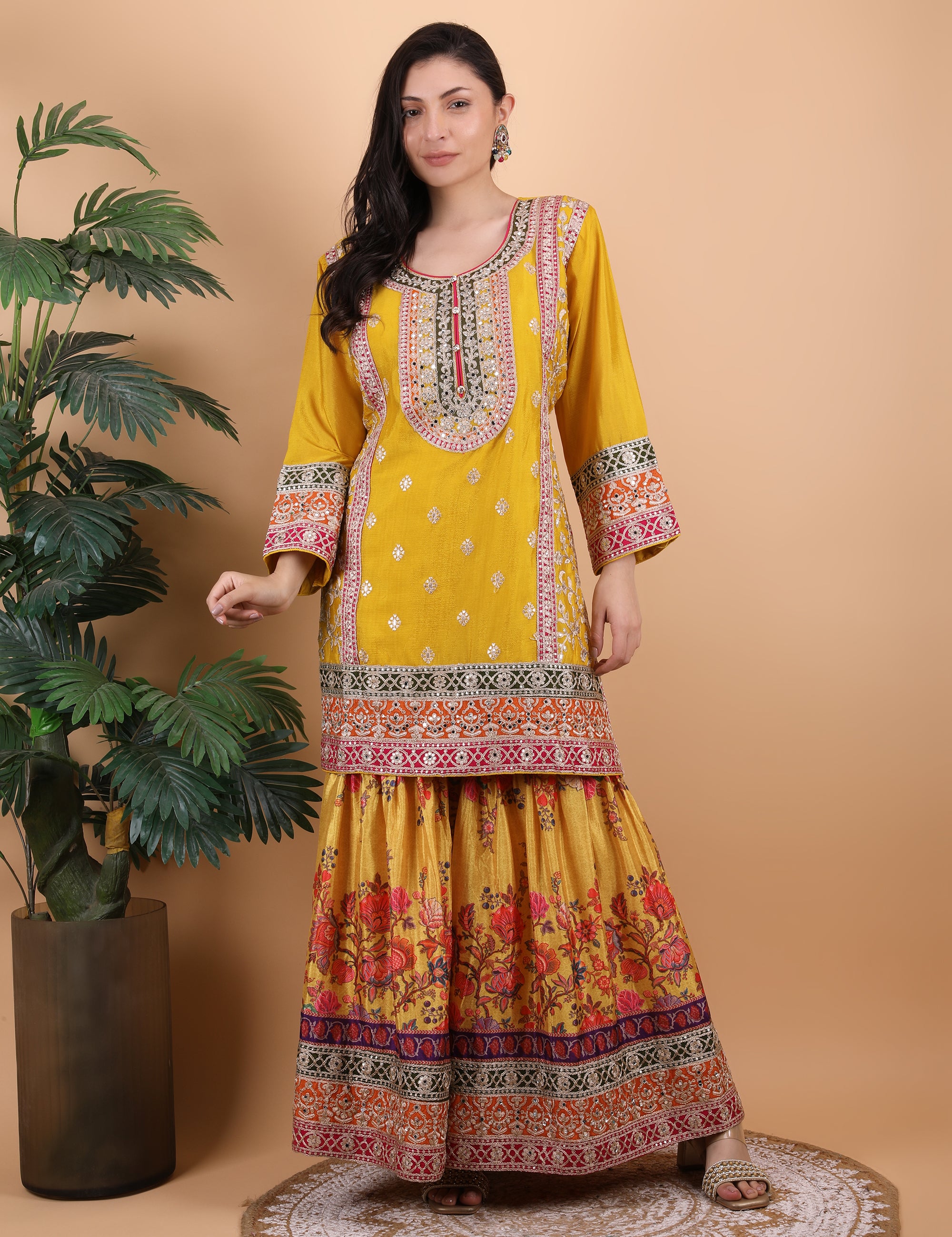 Beautiful Chinon Garara Suit