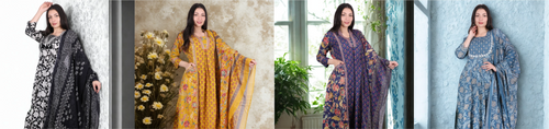 Cotton Anarkali Set