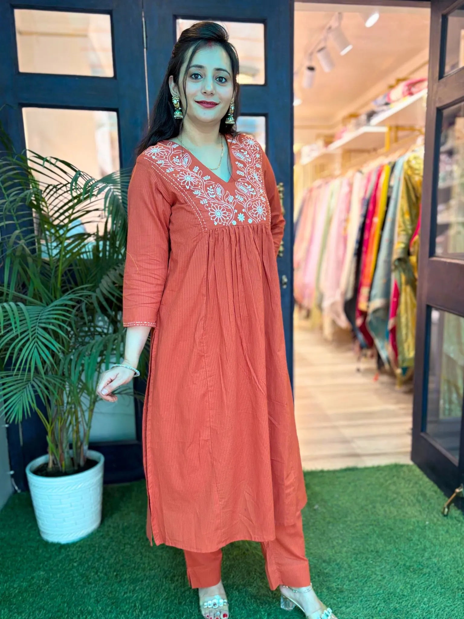 Mal Cotton Kurti Set
