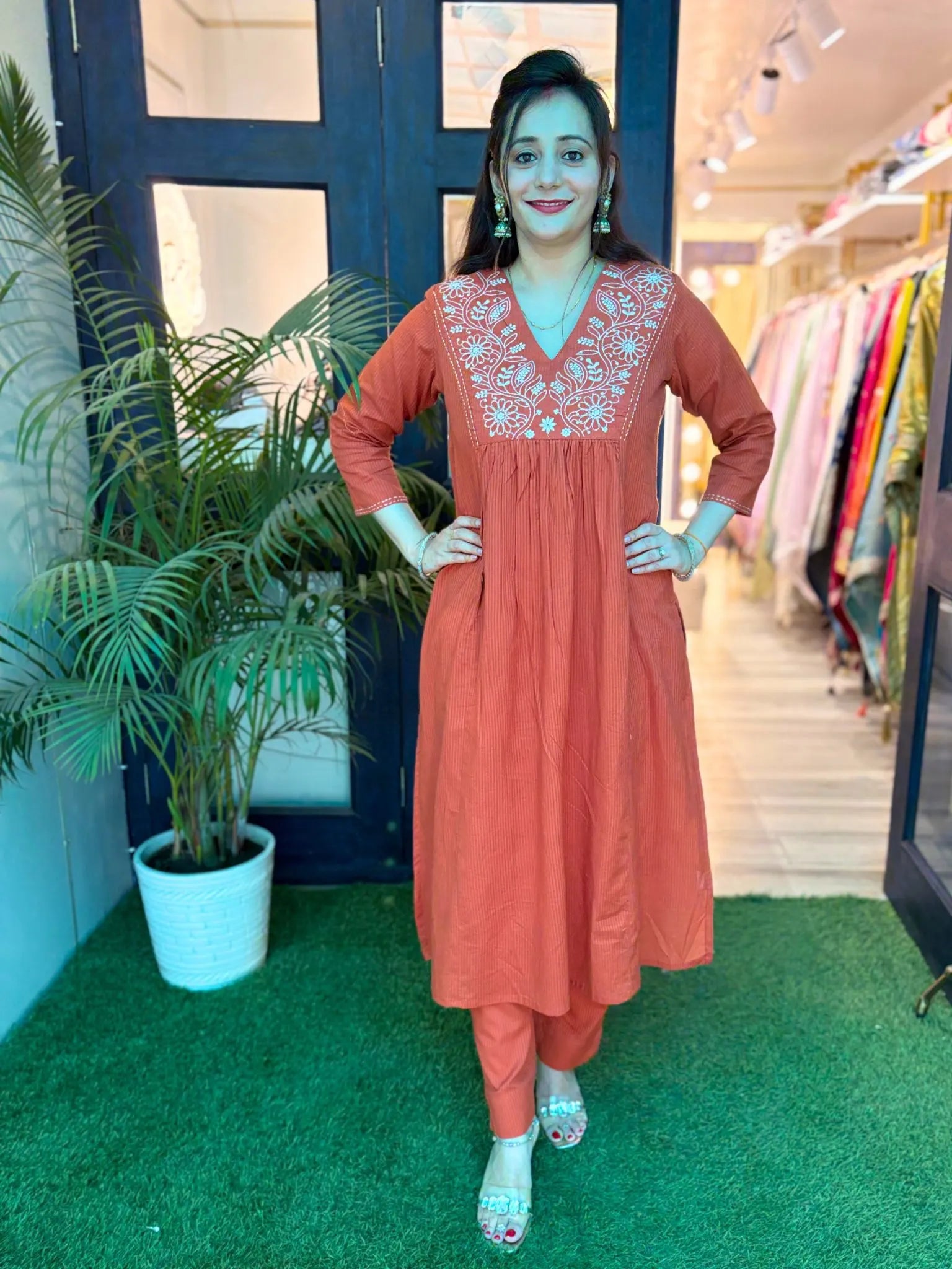 Mal Cotton Kurti Set