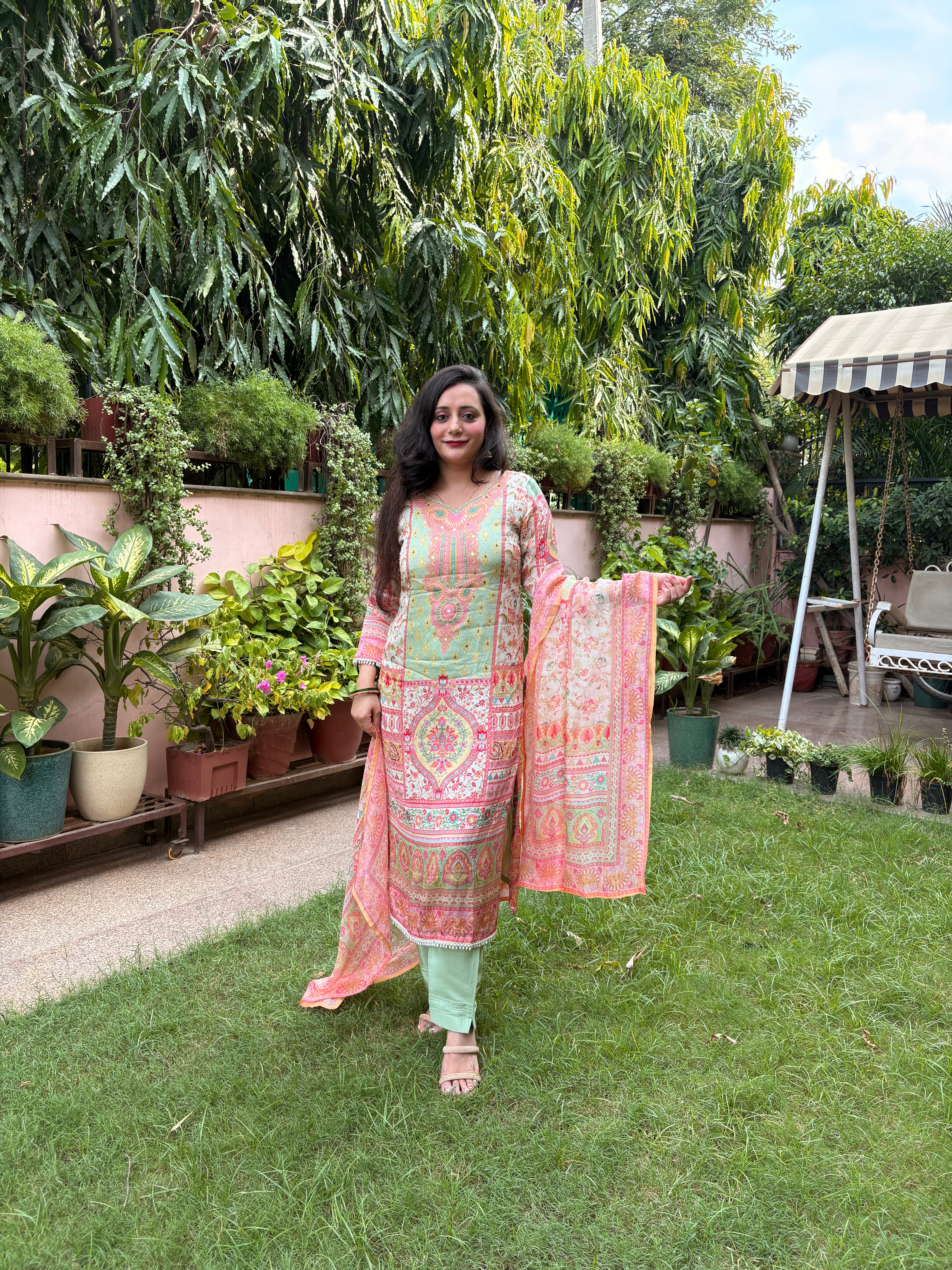 Crape Kurta Set of 3