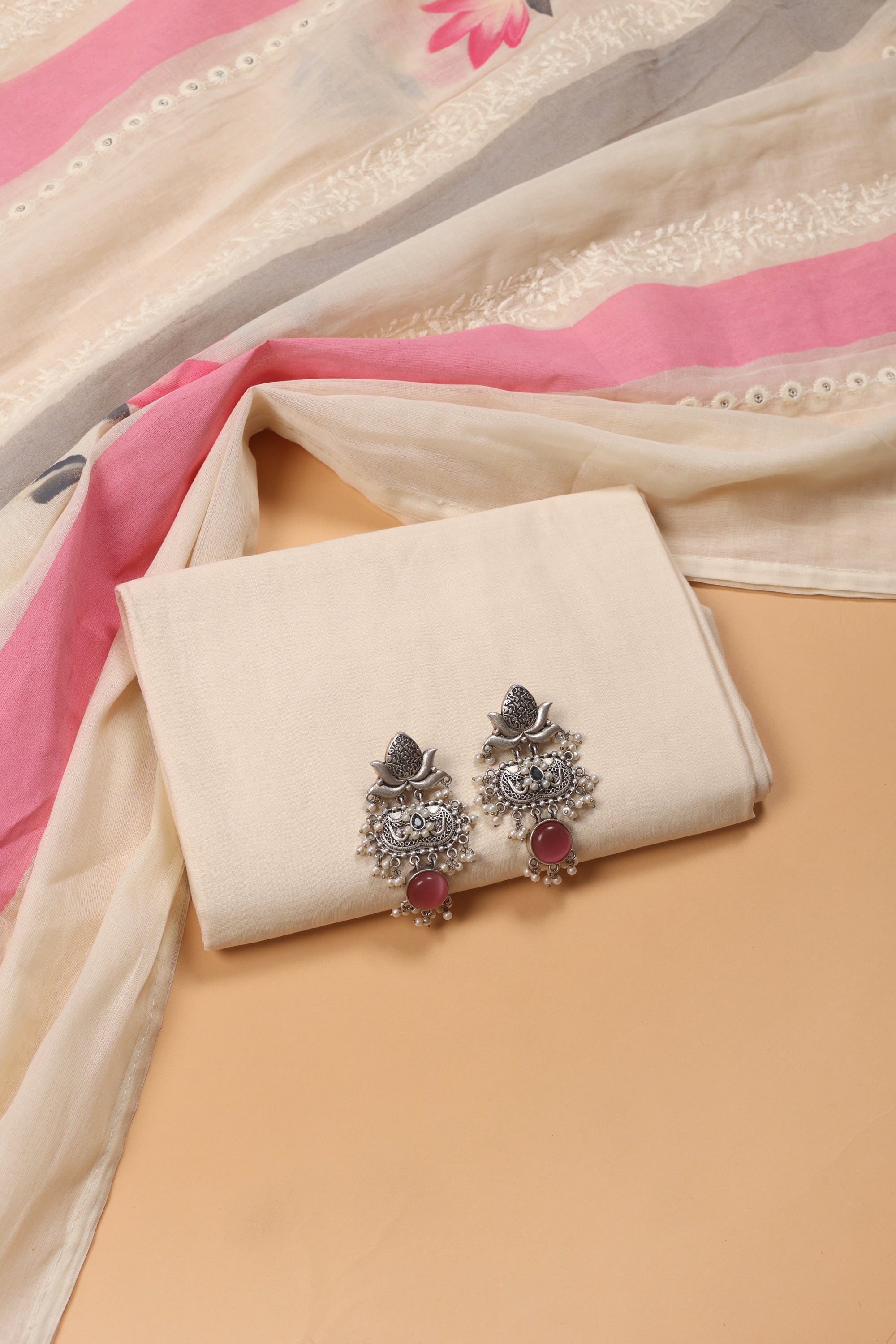Rasham Work Cotton Suit