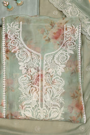 Tissue Organza Suit with Resham Thread Suit