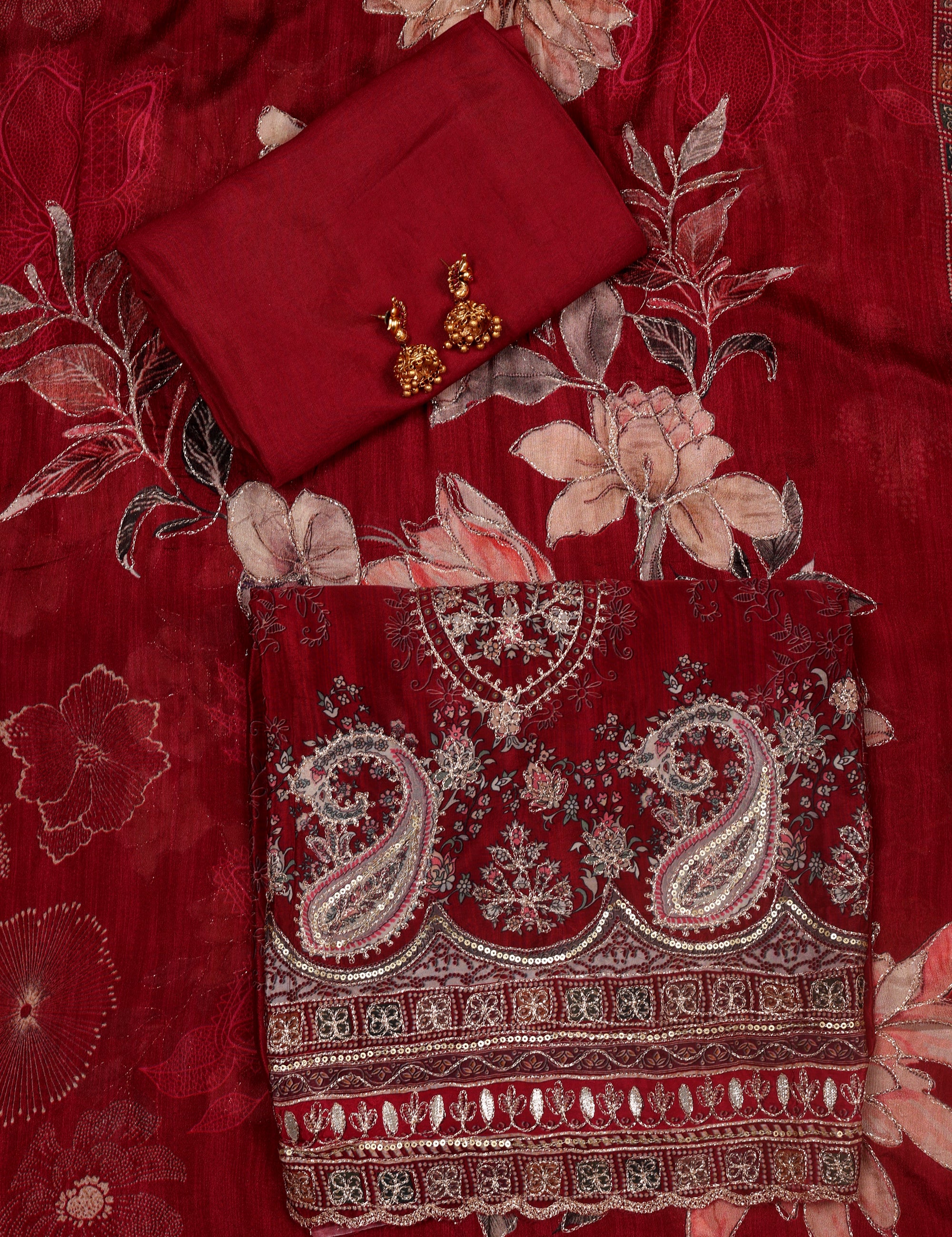 Pakistani Zari Work Suit
