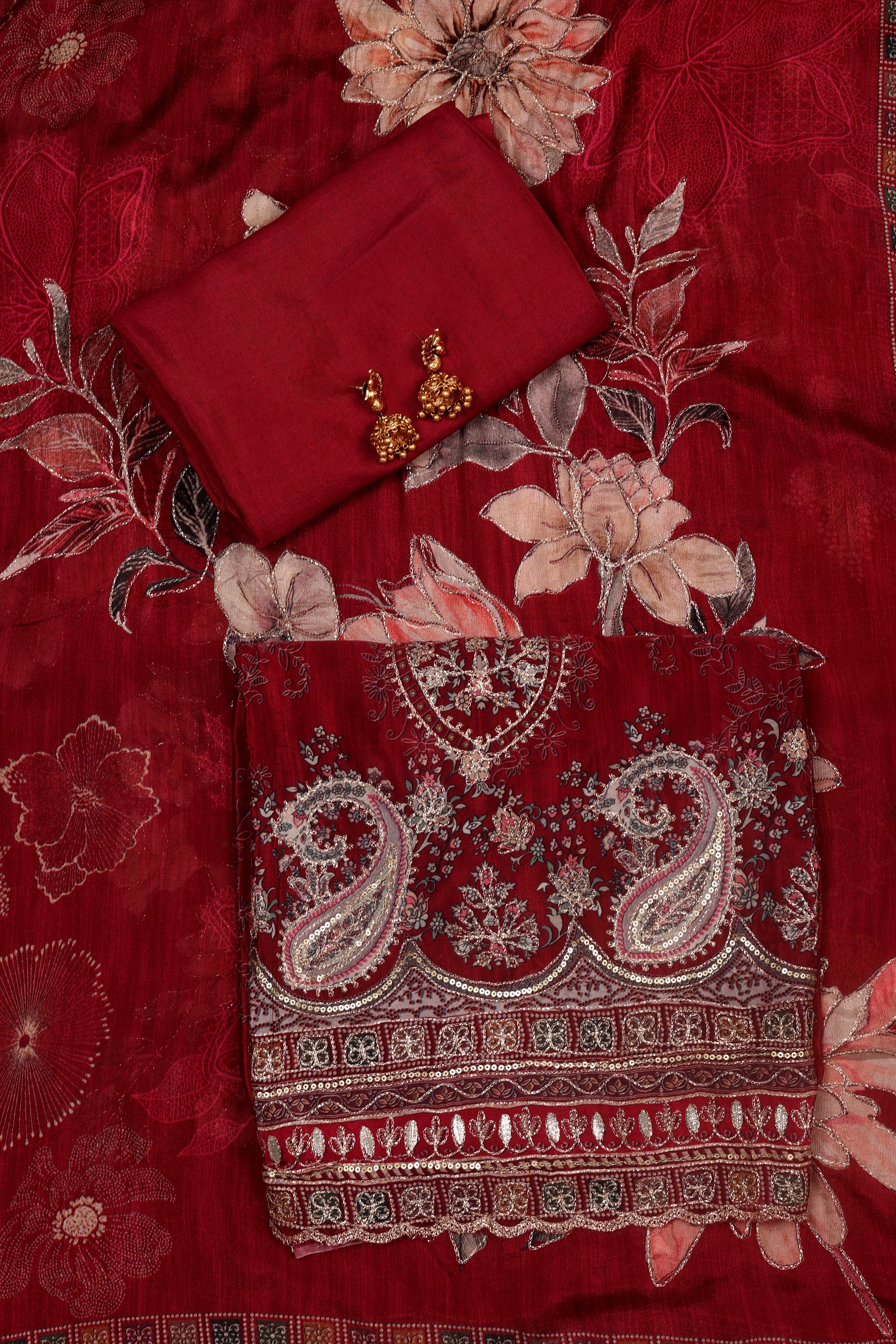 Pakistani Zari Work Suit