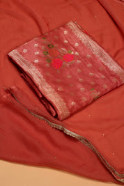 Green Banarasi Salwar Suit