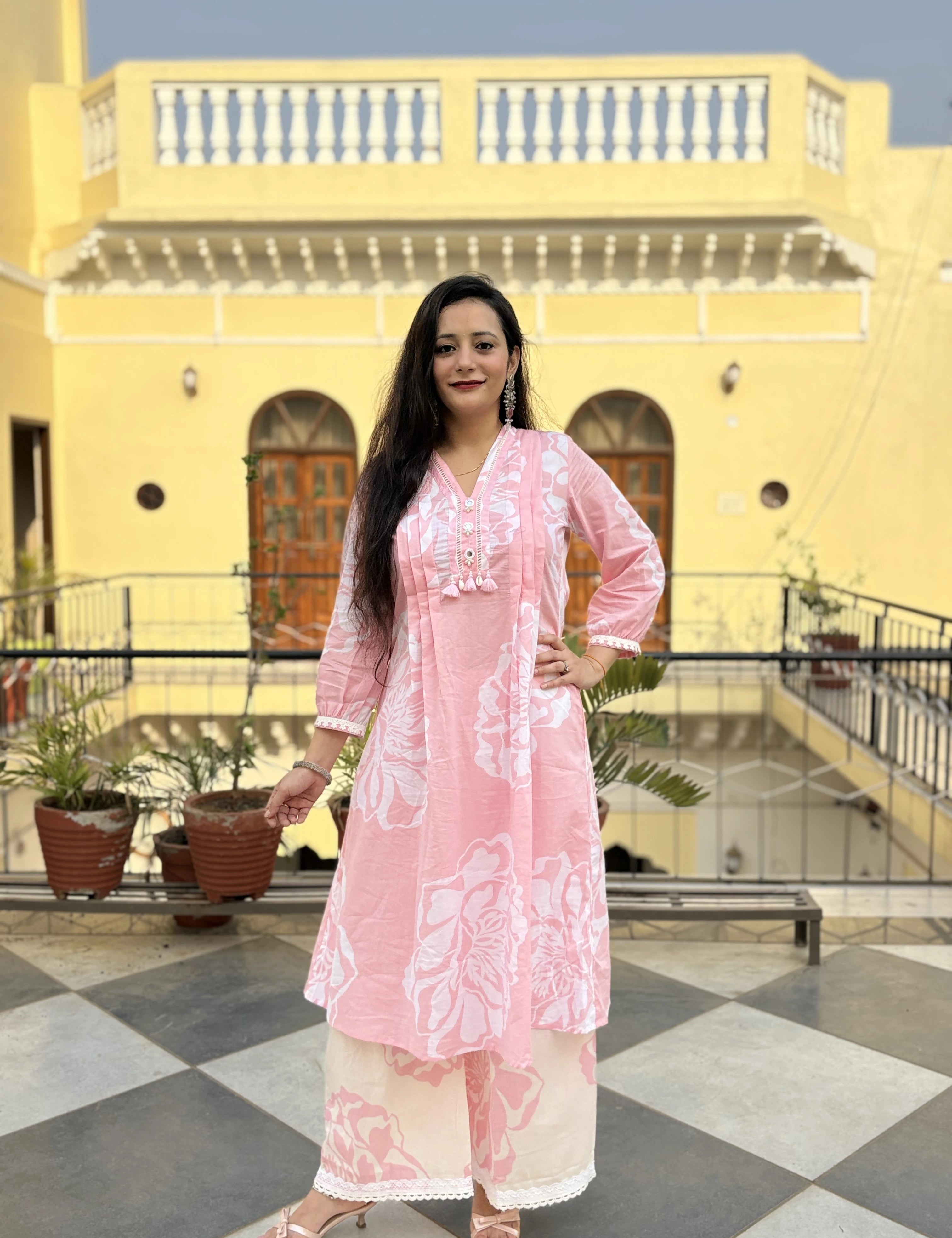 Beautiful Cotton Kurti Set