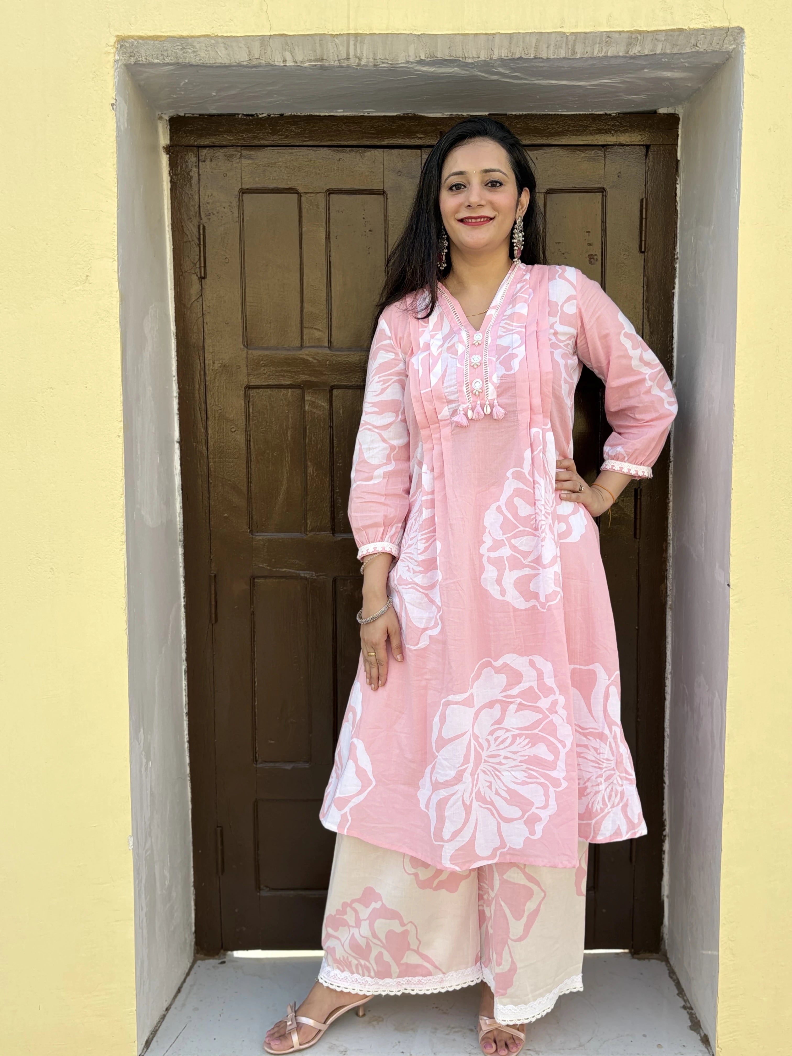 Beautiful Cotton Kurti Set