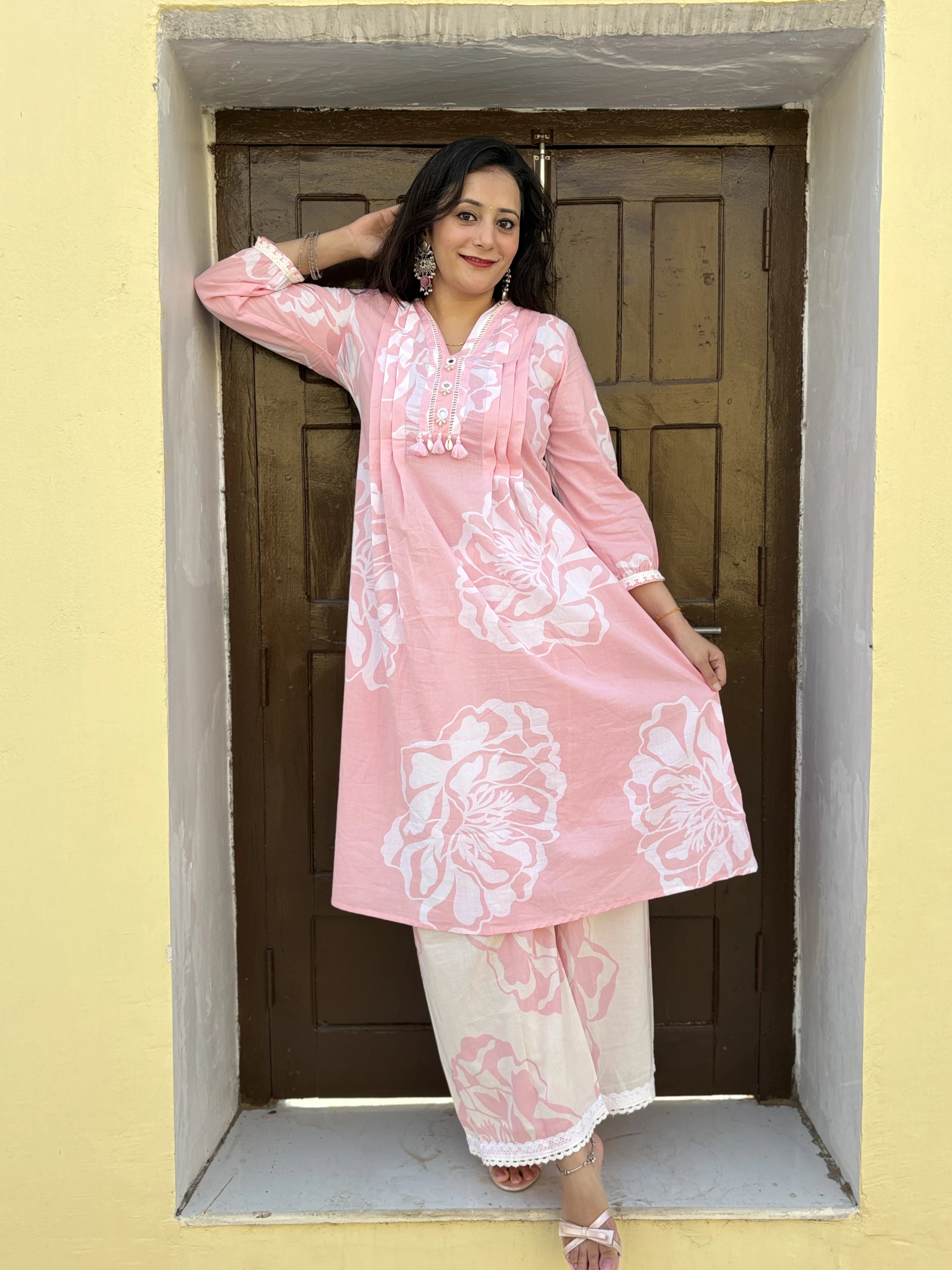 Beautiful Cotton Kurti Set
