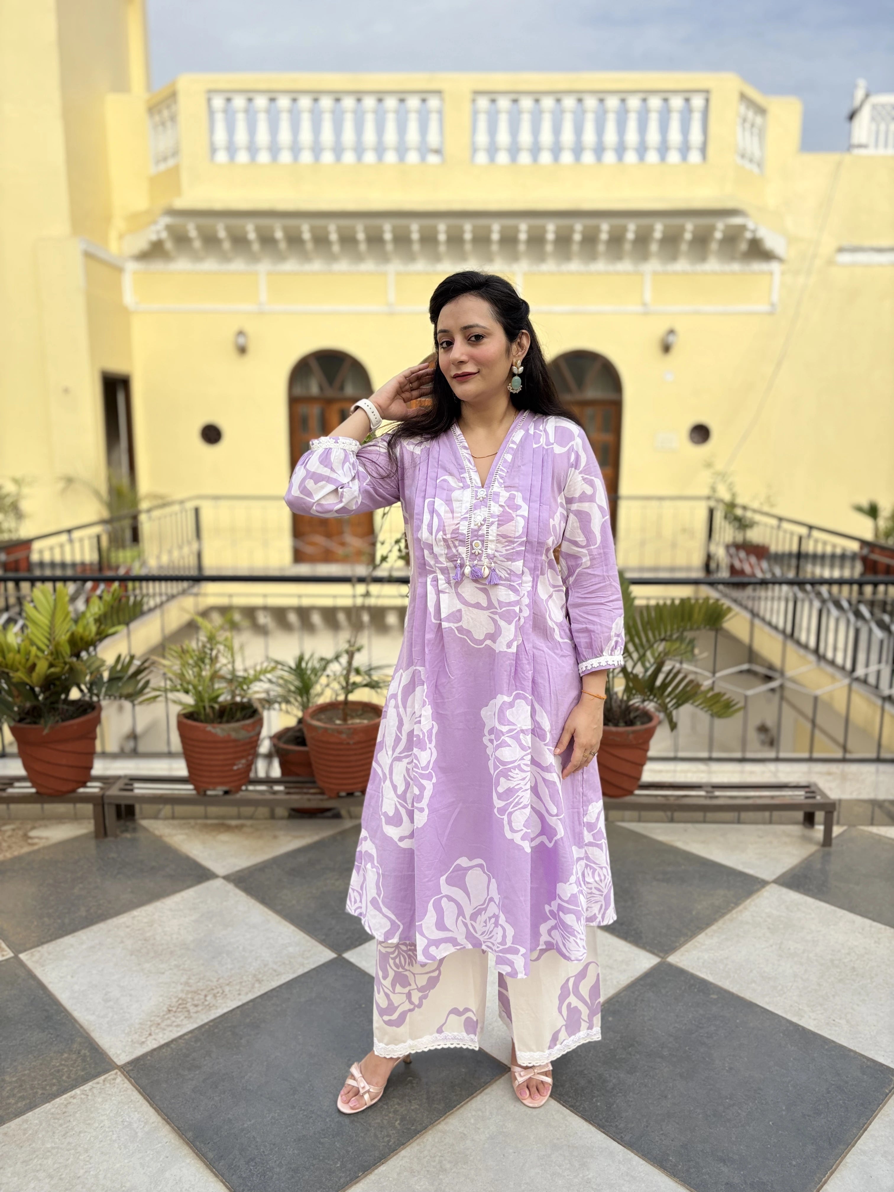 Beautiful Cotton Kurti Set