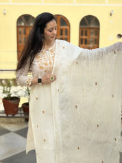 Embroided Cotton Kurti Set