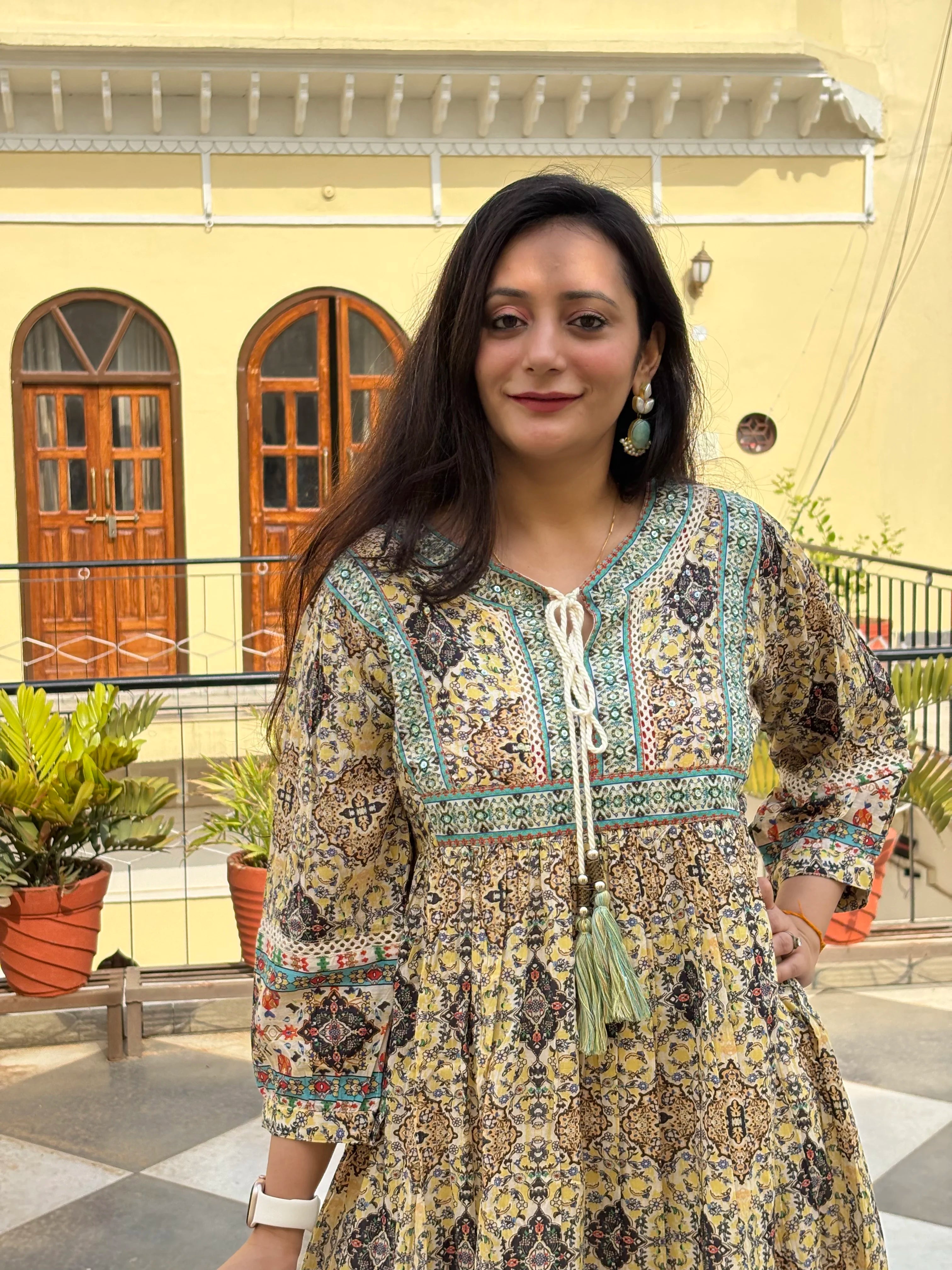 Tunic Kurti in Cotton Fabric