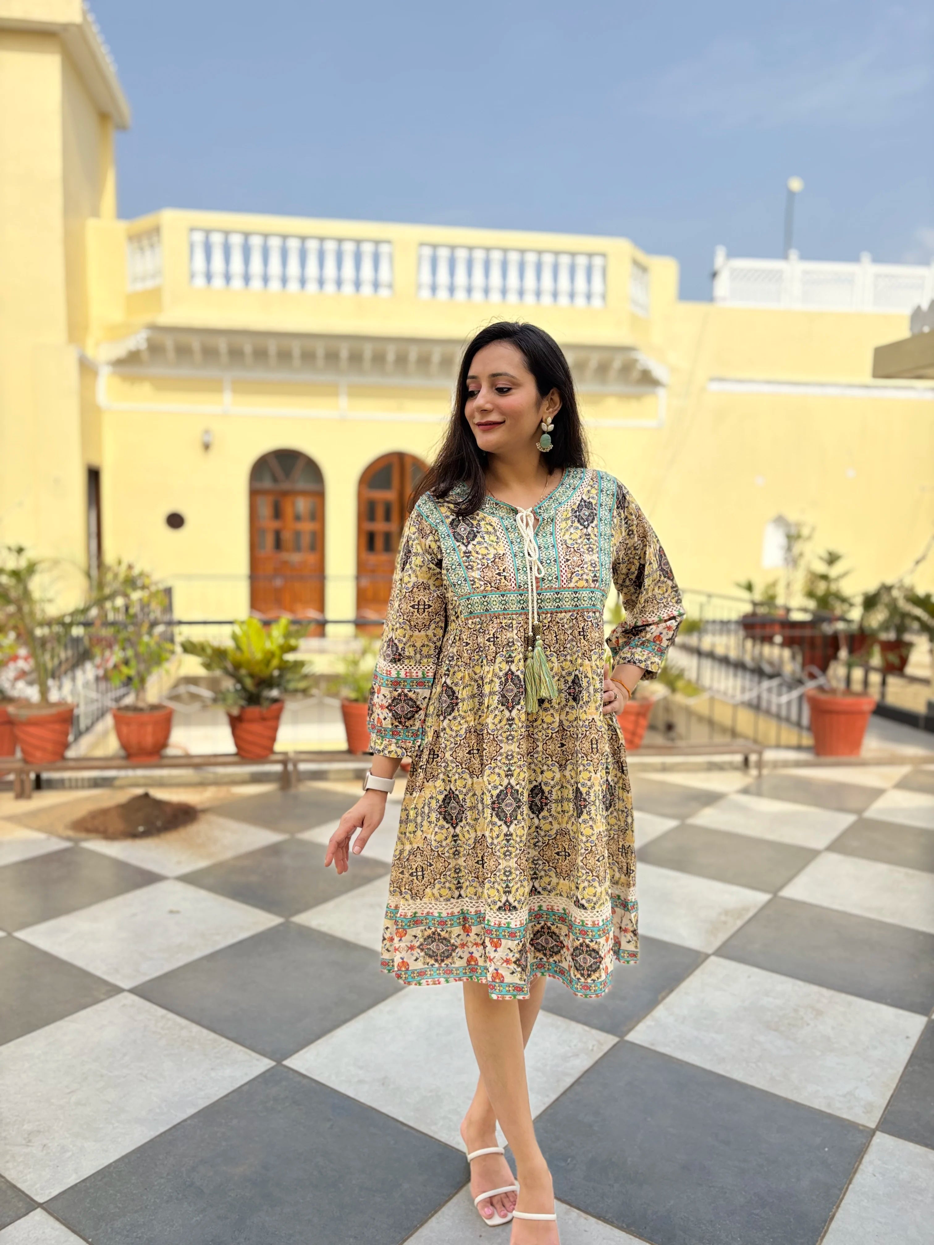 Tunic Kurti in Cotton Fabric
