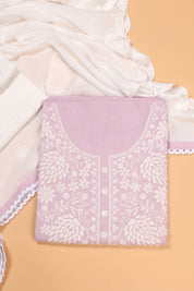Threadwork Chikankari Suit