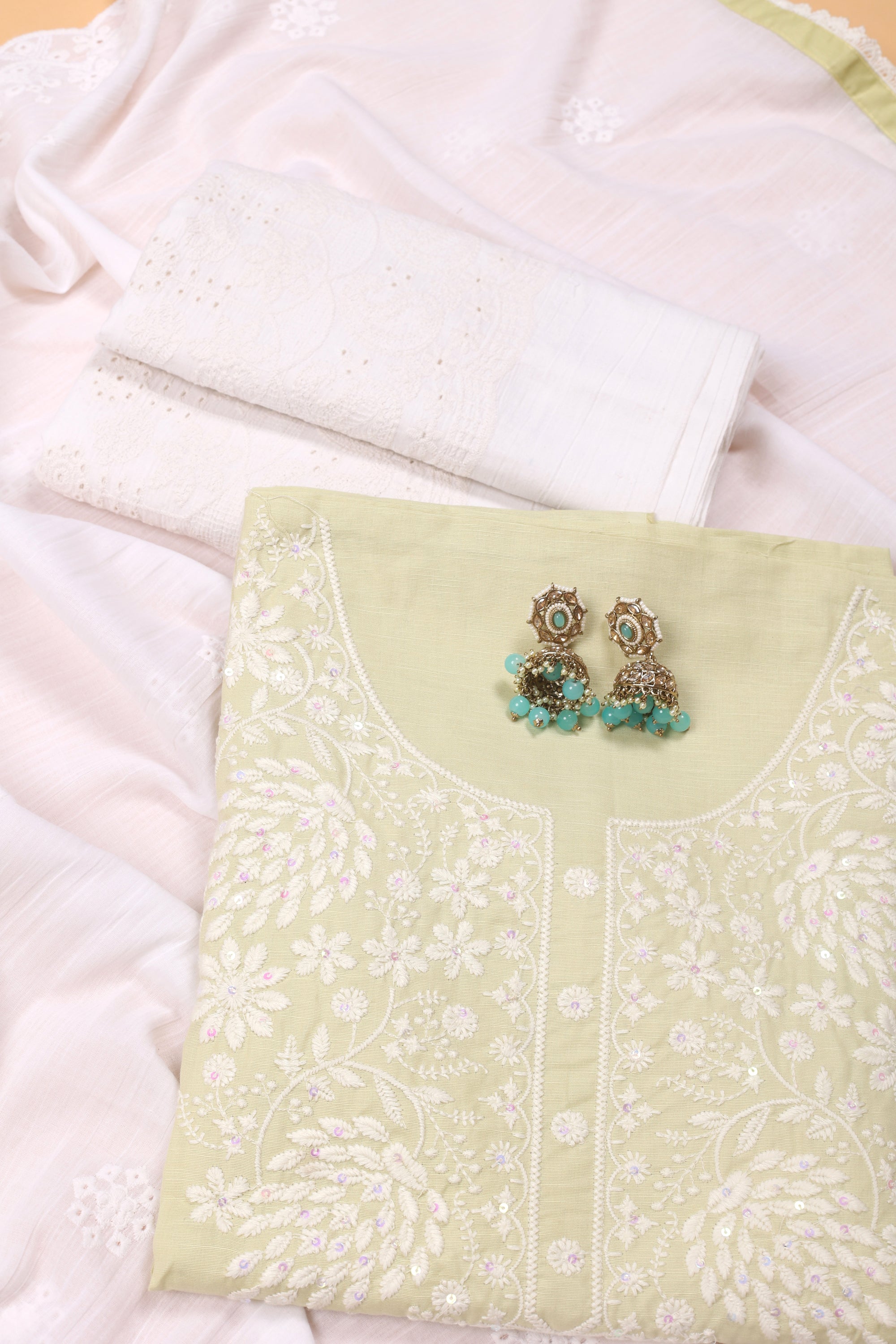 Threadwork Chikankari Suit