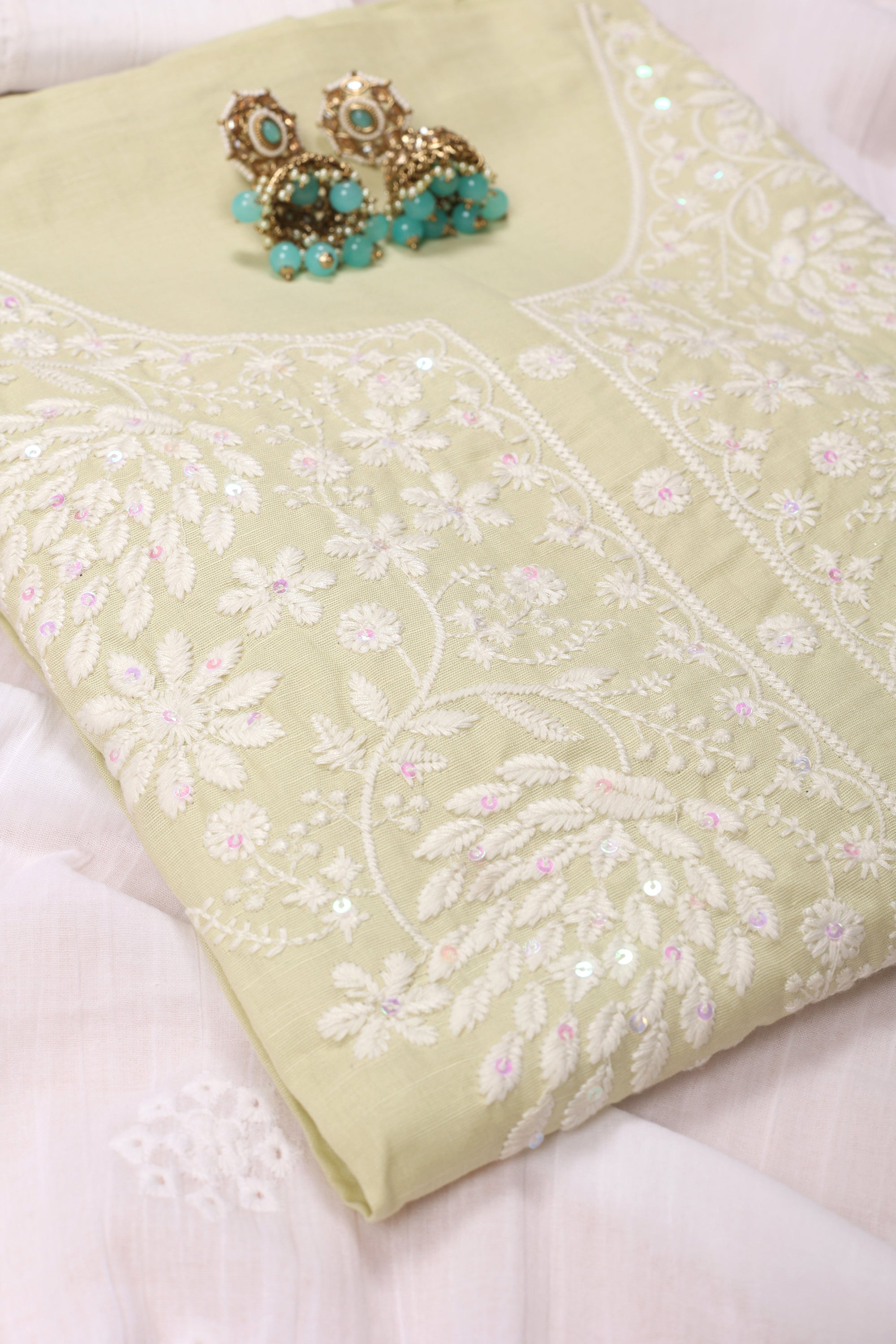Threadwork Chikankari Suit