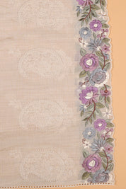 Chanderi Threadwork Suit