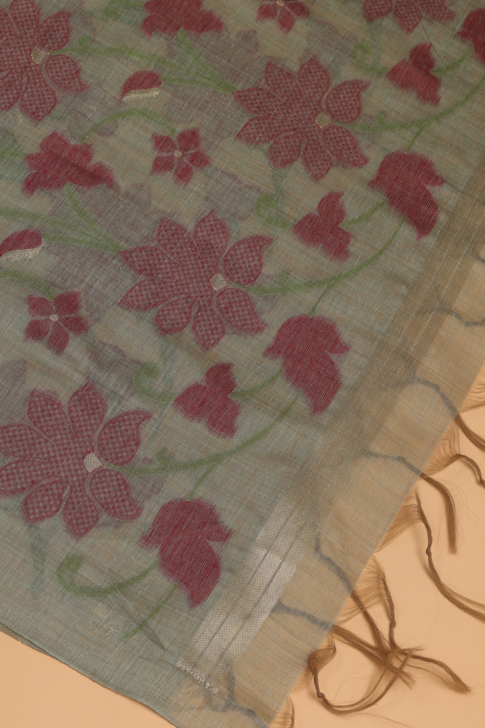 Printed Jaamdani Suit