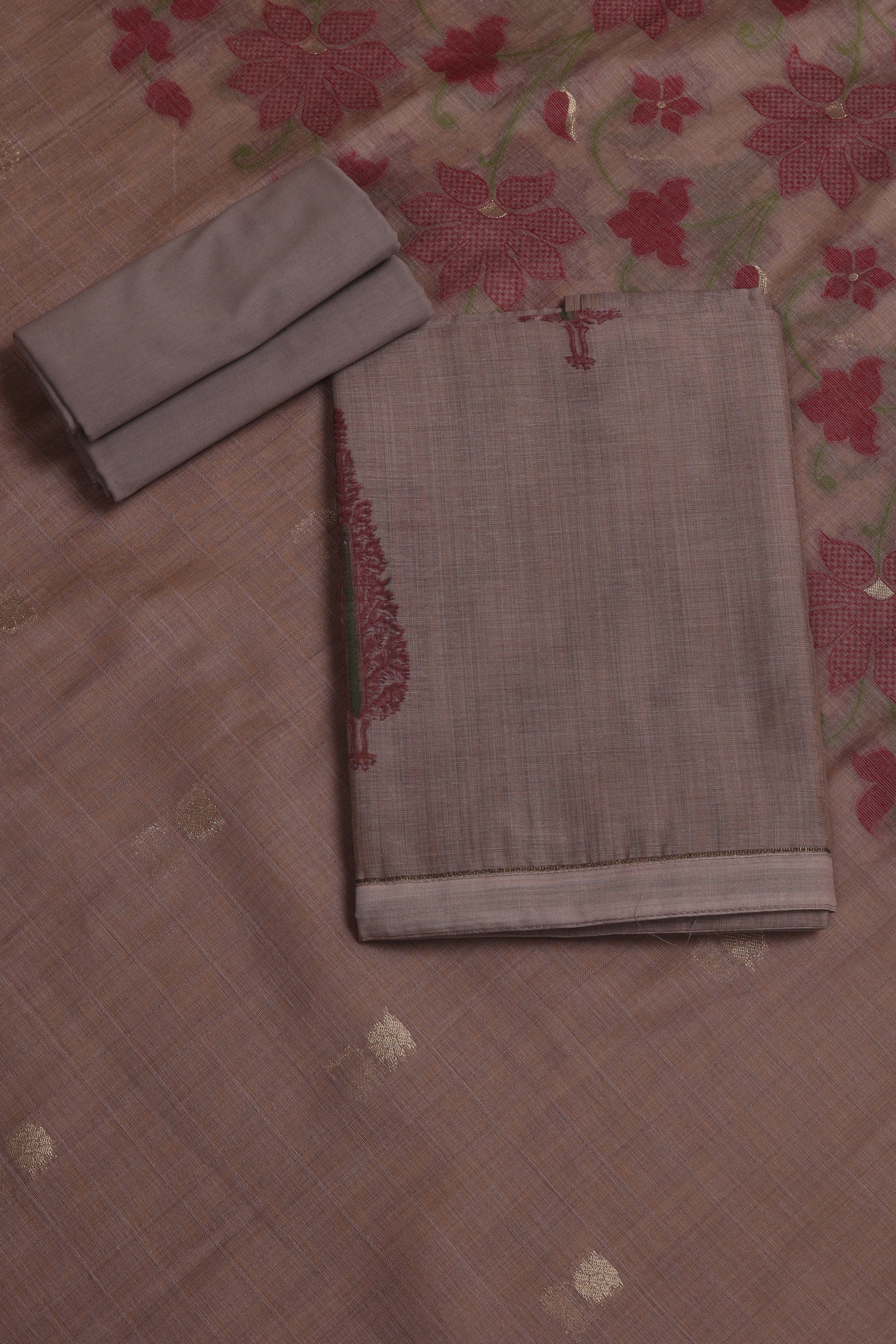 Printed Jaamdani Suit