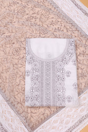 Kota Doriya Suit with Chikankari Work