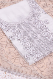 Kota Doriya Suit with Chikankari Work