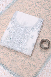 Kota Doriya Suit with Chikankari Work