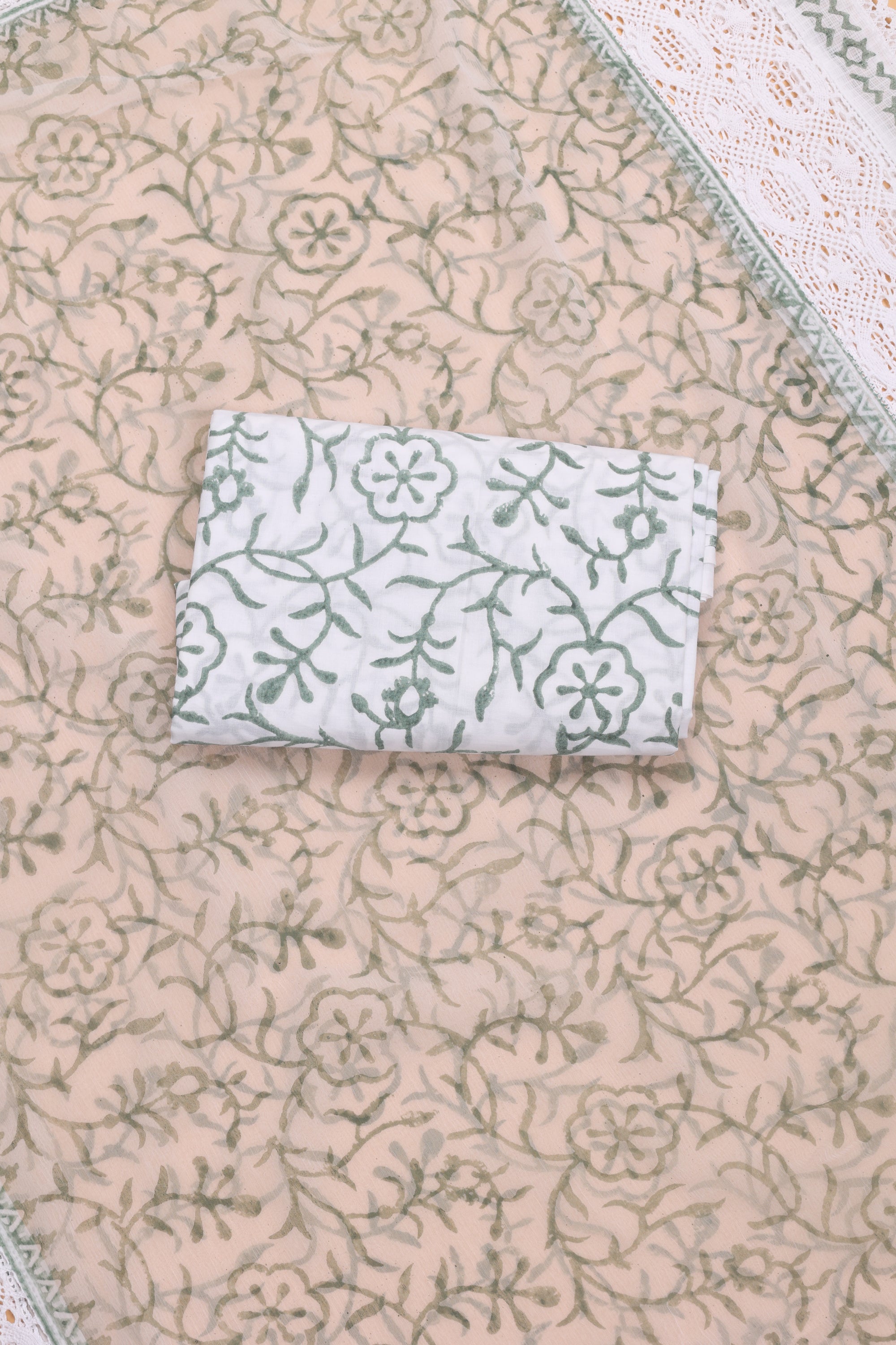 Kota Doriya Suit with Chikankari Work