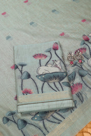 Cow Pattern Jaamdani Suit
