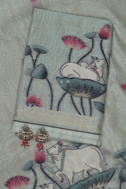 Cow Pattern Jaamdani Suit