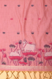 Cow Pattern Jaamdani Suit