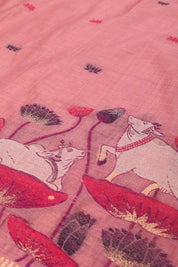 Cow Pattern Jaamdani Suit