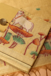 Cow Pattern Jaamdani Suit
