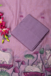 Cow Pattern Jaamdani Suit