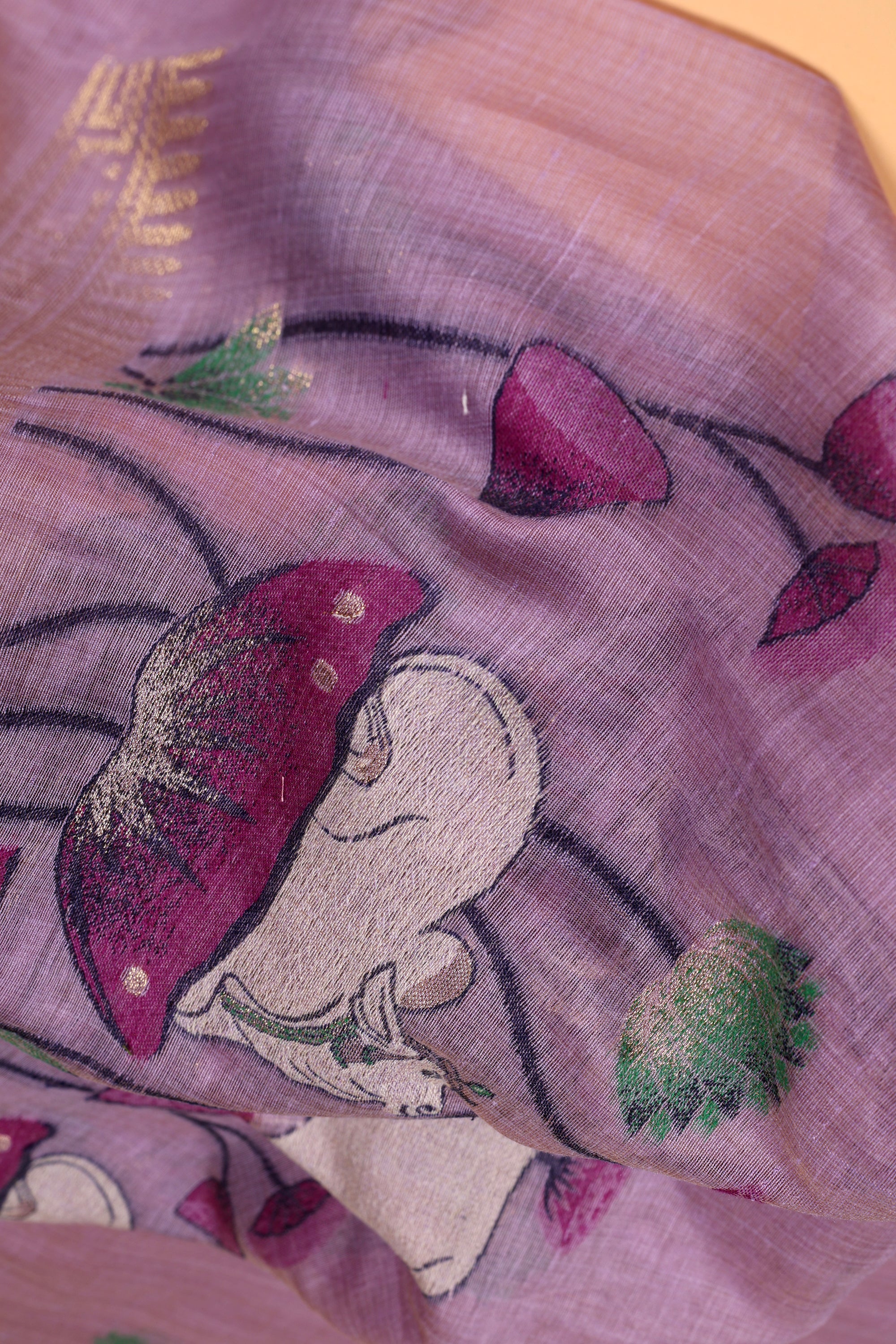Cow Pattern Jaamdani Suit