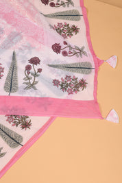 Pink Printed Cotton Suit
