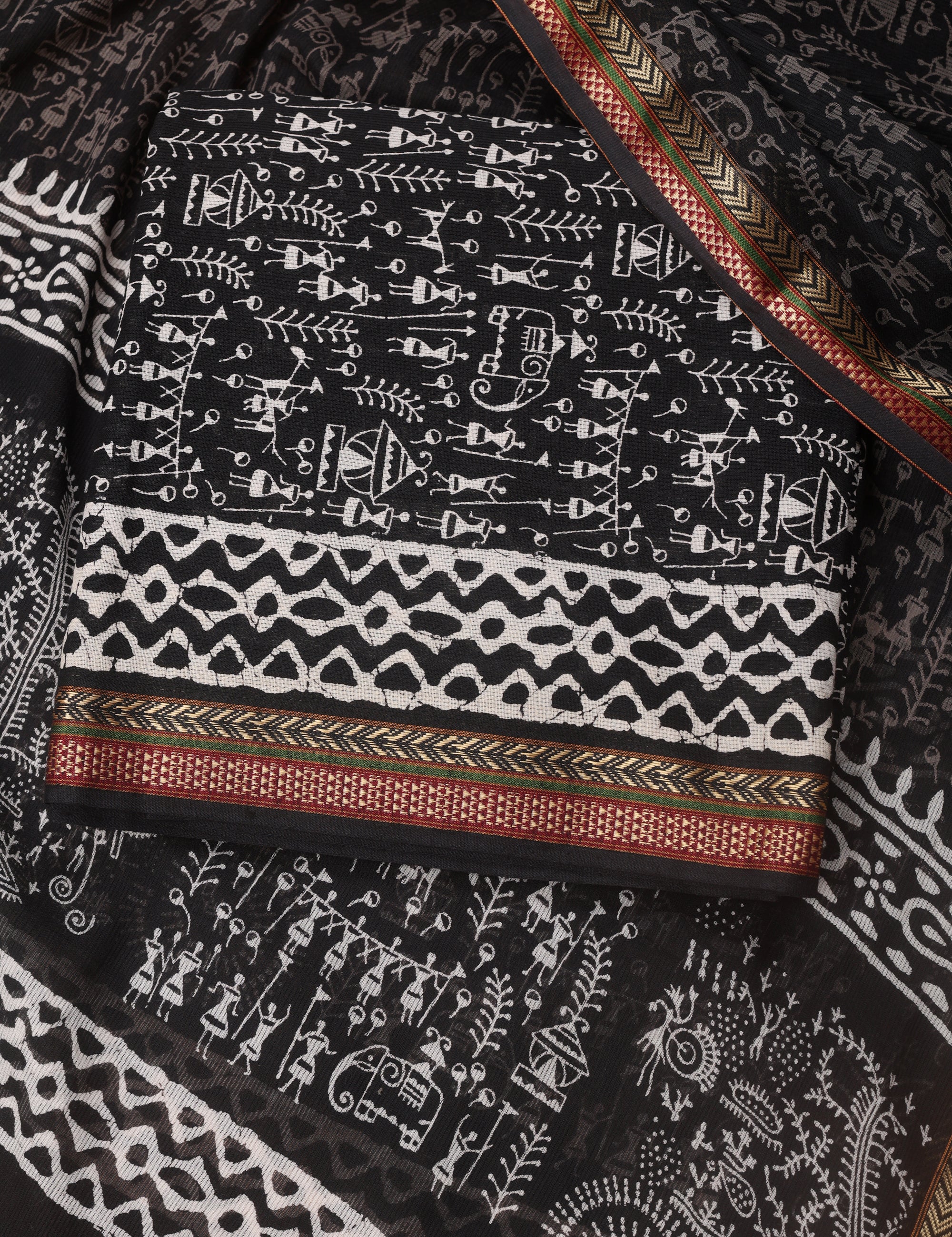 Worli Print Cotton Suit