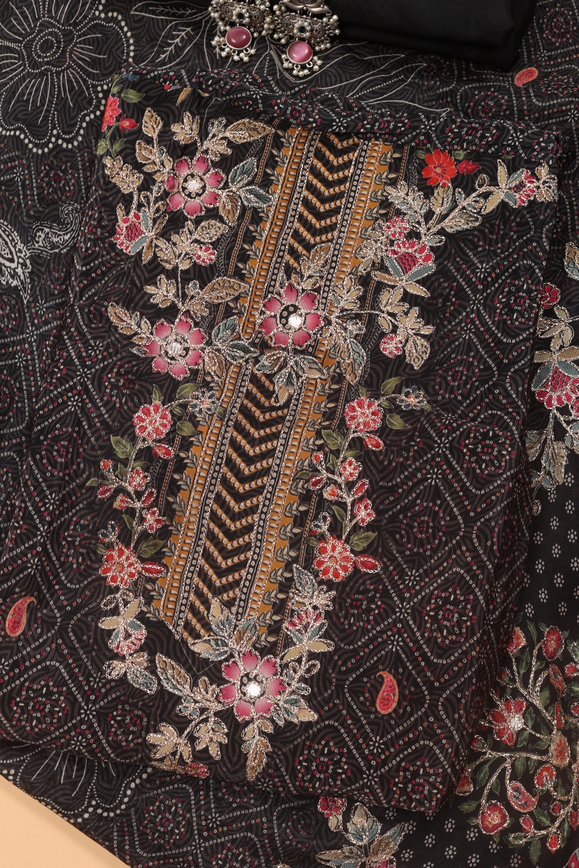 Pakistani Zari Work Suit