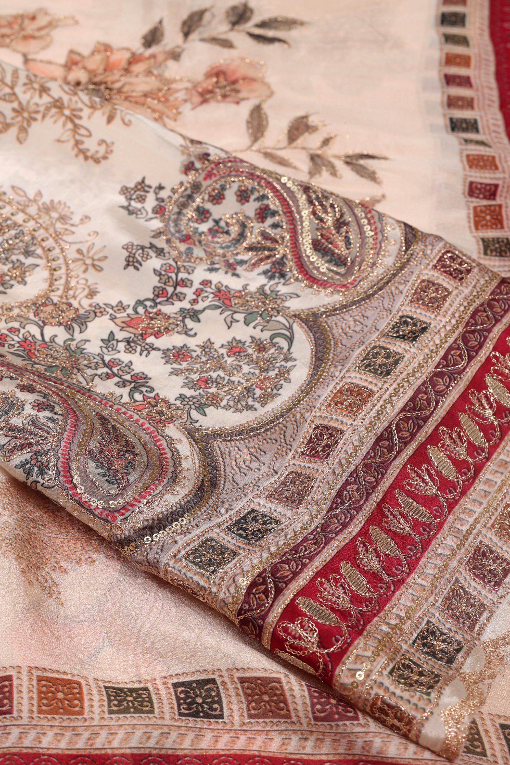 Pakistani Zari Work Suit
