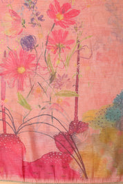 Self Floral Printed Sequence Suit