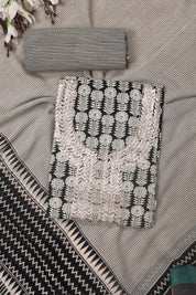 Black Gota Work Cotton Suit