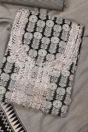 Black Gota Work Cotton Suit