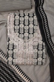 Black Gota Work Cotton Suit