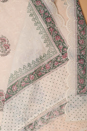 Thread Work Cotton Suit