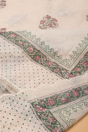 Thread Work Cotton Suit