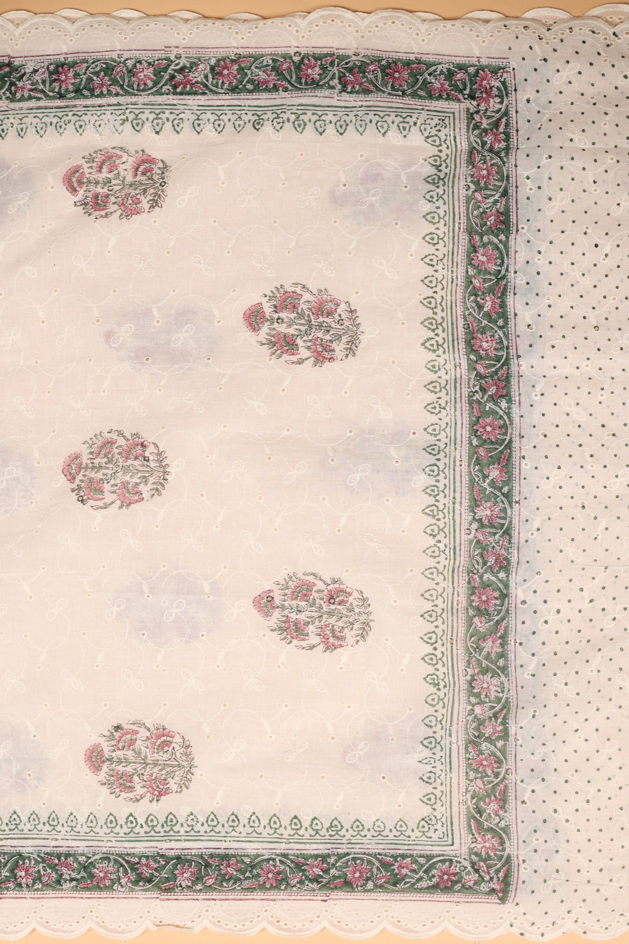 Thread Work Cotton Suit